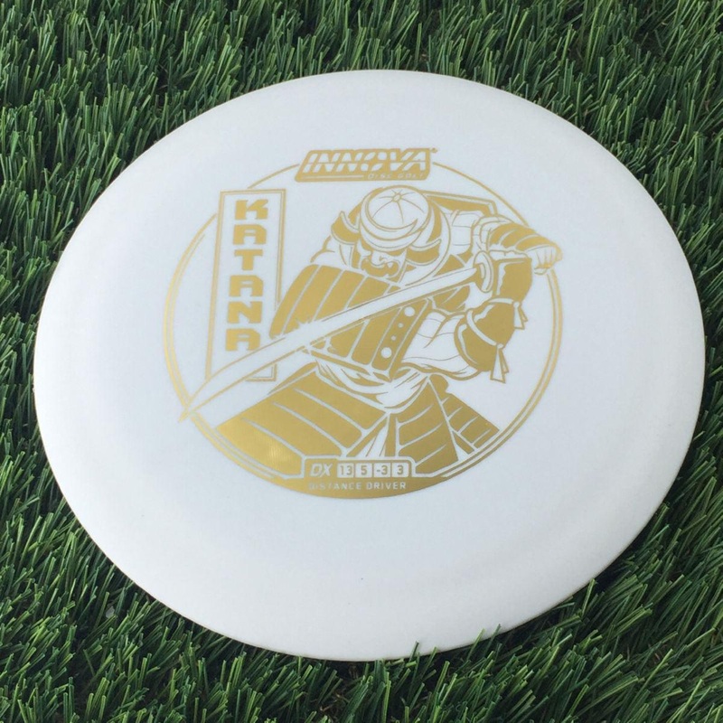 Innova DX Katana with Burst Logo Stock Stamp – 172g – Solid White