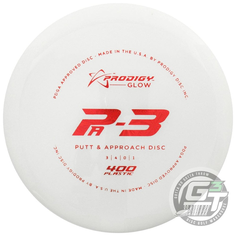 Prodigy 400 Glow Series PA-3 Putter Golf Disc