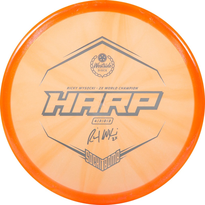 Westside Discs VIP-Ice Glimmer Harp – Sockibomb Stamp