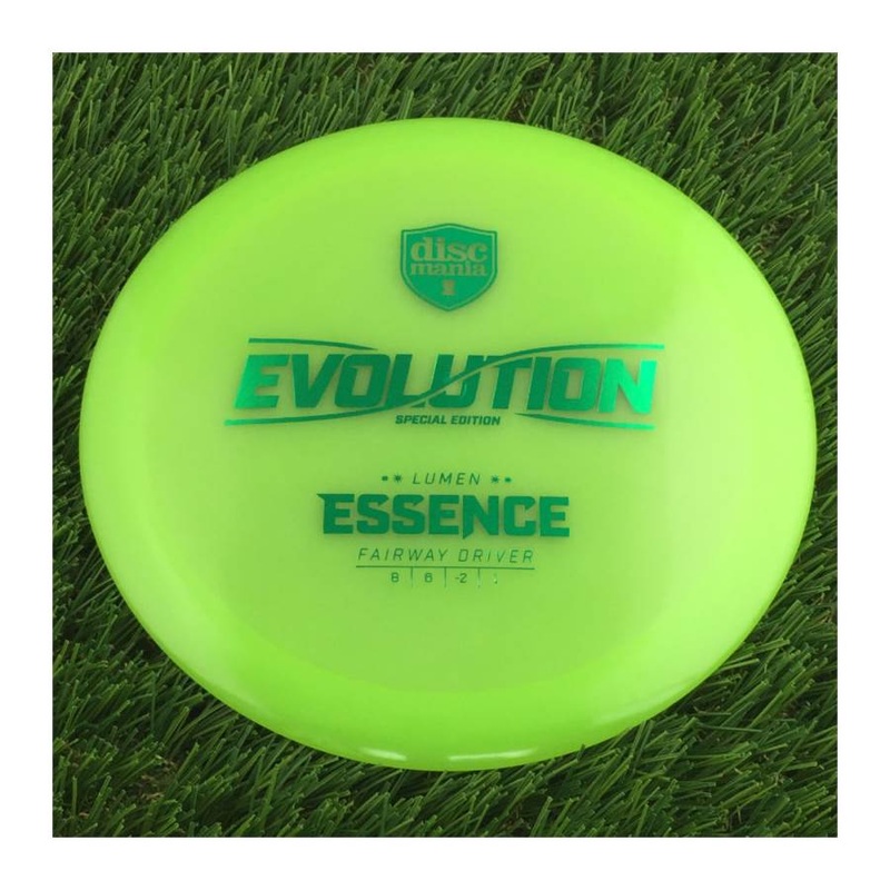 Discmania Evolution Color Lumen Essence with Special Edition Stamp – 171g – Translucent Green