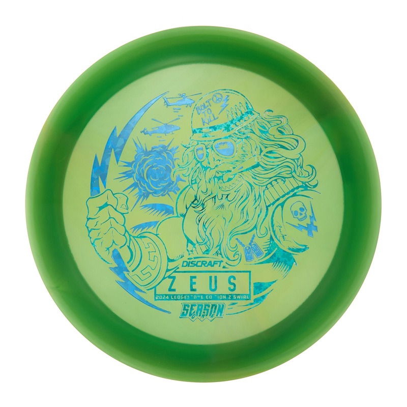 Discraft Zeus – 2024 Ledgestone Season One Z Swirl 175g | Style 0004