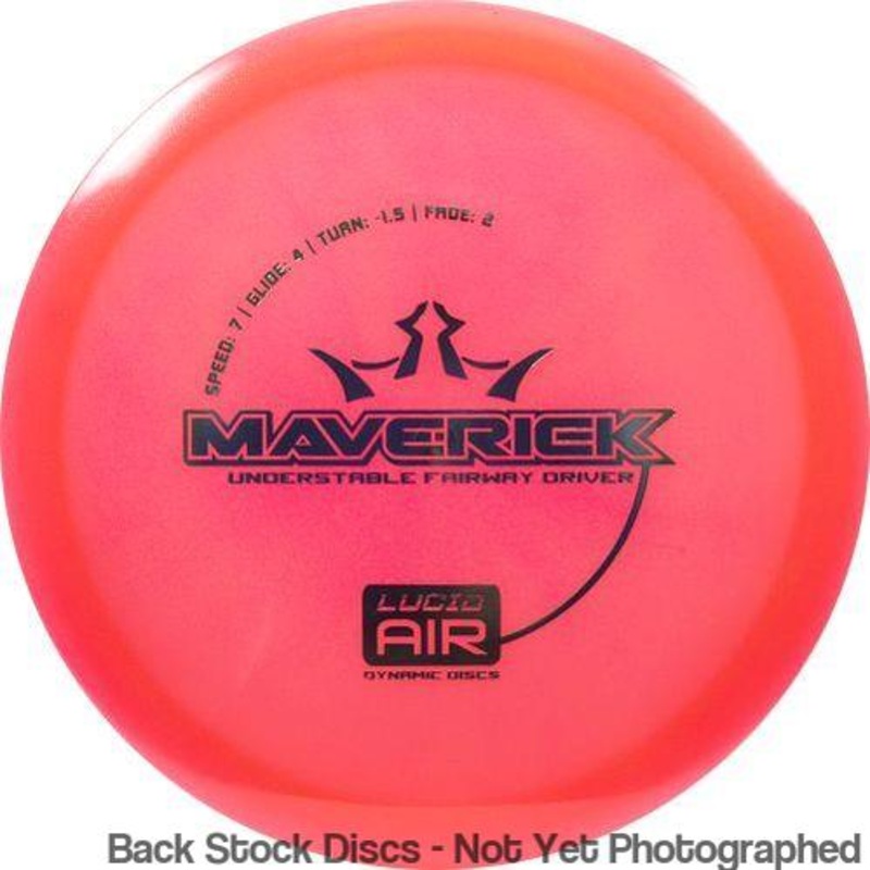Dynamic Discs Lucid Air Maverick Fairway Driver (Stock Stamp) [Back Stock Inventory – Disc and Stamp Color WILL VARY]