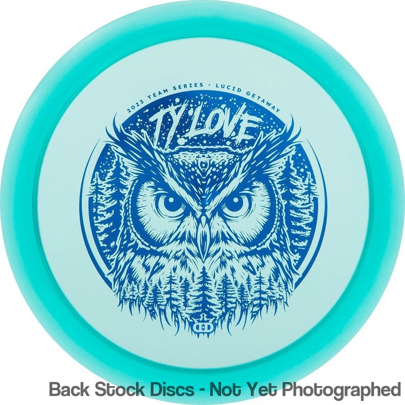 Dynamic Discs Lucid Getaway Fairway Driver with Ty Love Owl Team Series 2023 Stamp [Back Stock Inventory – Disc and Stamp Color WILL VARY]