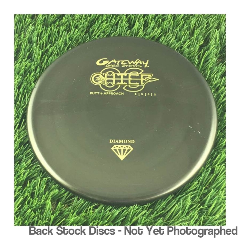 Gateway Diamond Chief OS Putter (Stock Stamp) [Back Stock Inventory – Disc and Stamp Color WILL VARY]