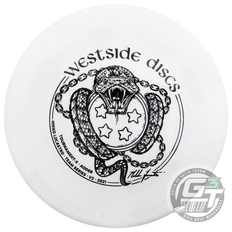 Westside Limited Edition 2021 Team Series V2 Nikko Locastro Tournament-X Adder Distance Driver Golf Disc