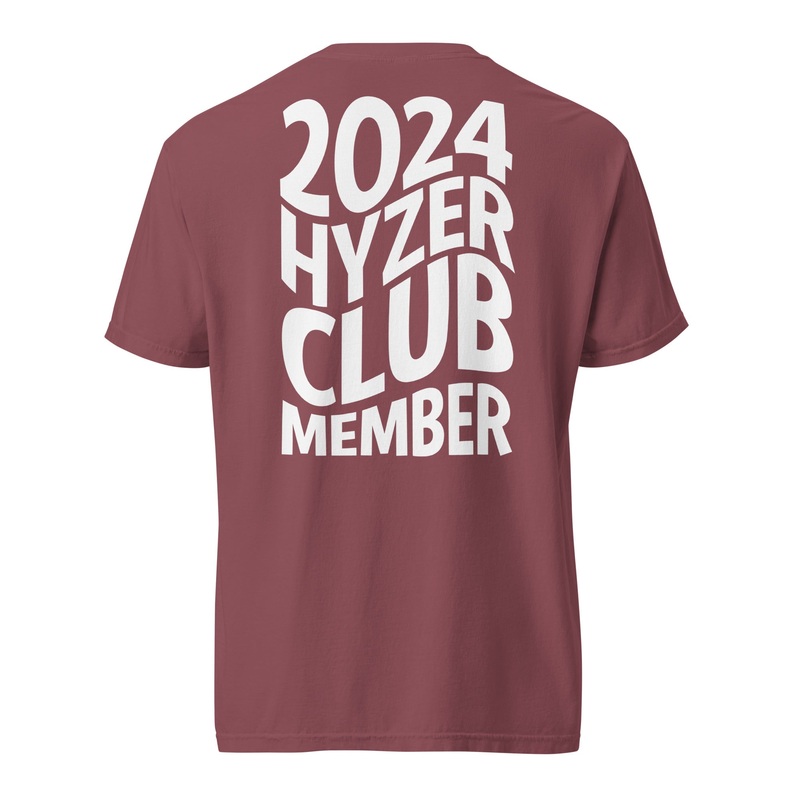 2024 Hyzer Club Member | Unisex garment-dyed t-shirt