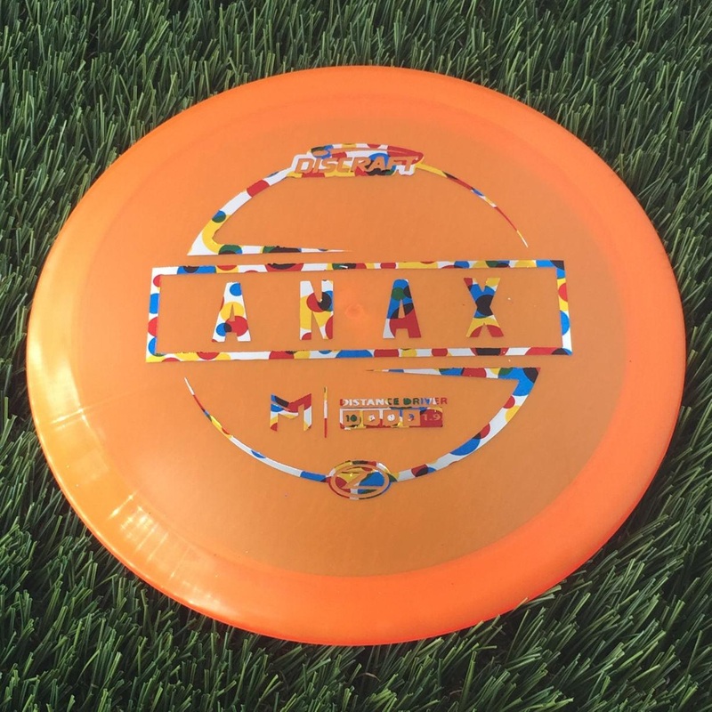 Discraft Elite Z Anax with PM Logo Stock Stamp Stamp – 174g – Translucent Orange