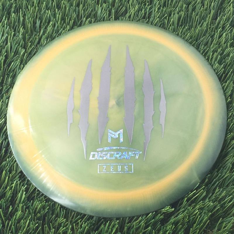 Discraft ESP Swirl Zeus with Paul McBeth 6X World Champ Claw Stamp – 174g – Solid Dark Orange