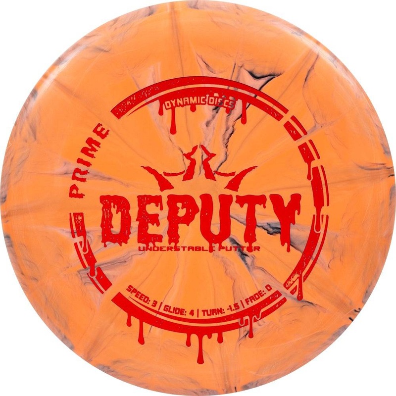 Dynamic Discs Limited Edition 2018 Halloween Prime Burst Deputy Putter Golf Disc