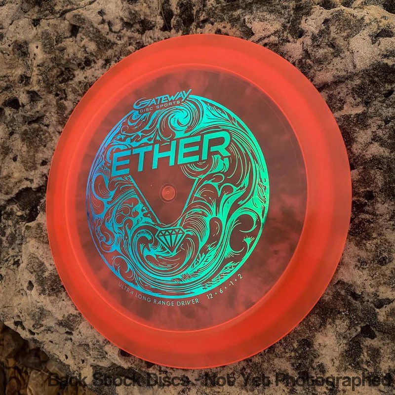 Gateway Diamond Ether Distance Driver with Swirly Waves Stamp [Back Stock Inventory – Disc and Stamp Color WILL VARY]