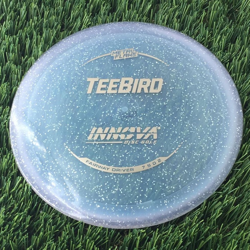 Innova Champion Metal Flake Teebird with Burst Logo Stock Stamp – 148g – Translucent Grey