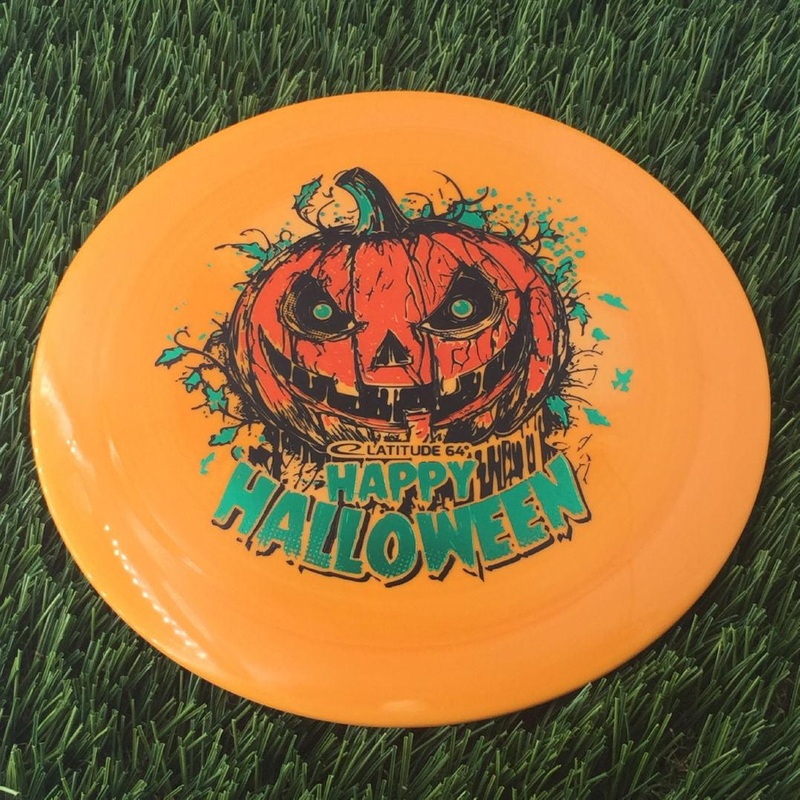 Latitude 64 Royal Grand Rive with Happy Halloween Spooky Pumpkin – Triple Foil 2024 Stamp – 174g Orange