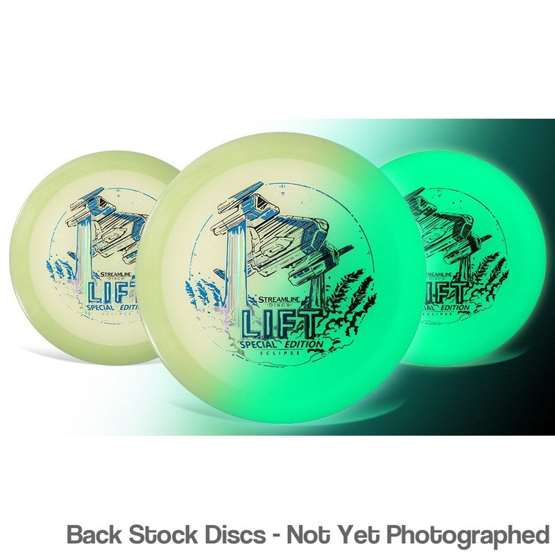 Streamline Eclipse Glow Lift Distance Driver with Special Edition – Art by Reide Perigo Stamp [Back Stock Inventory – Disc and Stamp Color WILL VARY]