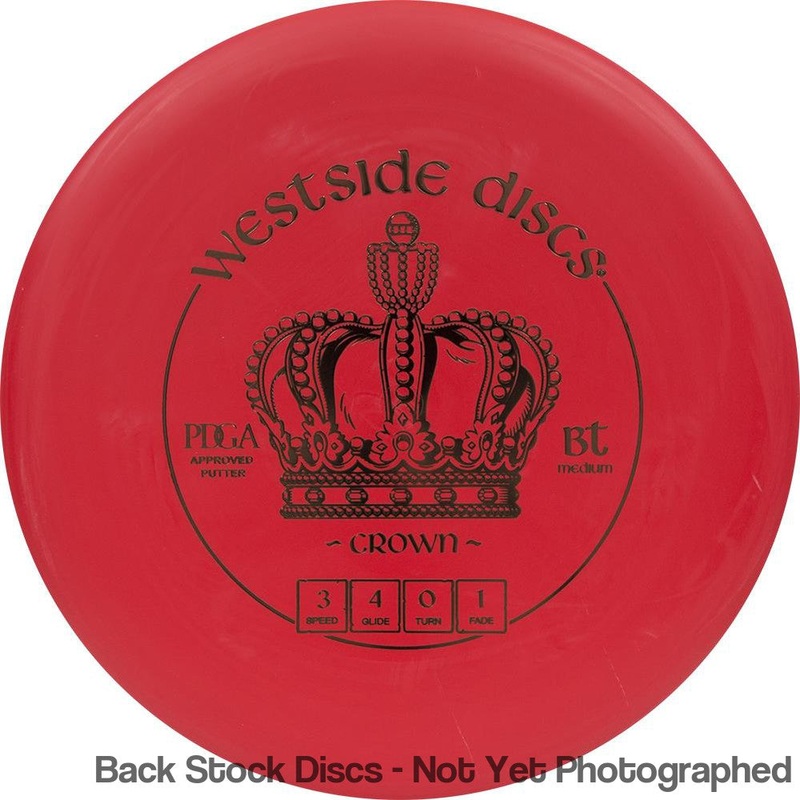 Westside BT Medium Crown Putter (Stock Stamp) [Back Stock Inventory – Disc and Stamp Color WILL VARY]