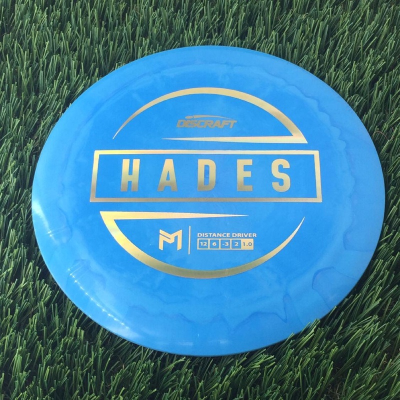 Discraft ESP Hades with PM Logo Stock Stamp Stamp – 169g Blue