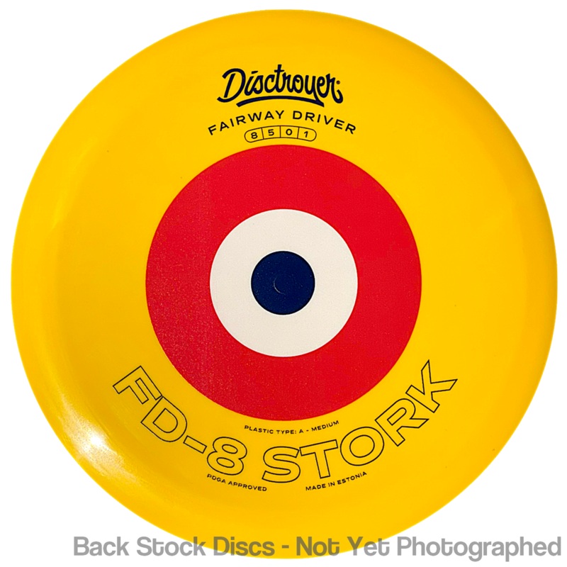Disctroyer A-Medium Stork / Toonekurg FD-8 Fairway Driver (Stock Stamp) [Back Stock Inventory – Disc and Stamp Color WILL VARY]