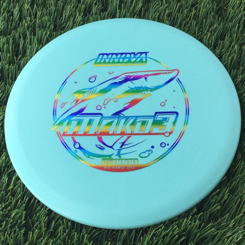 Innova DX Mako3 with Burst Logo Stock Stamp – 167g – Solid  Turquoise Blue