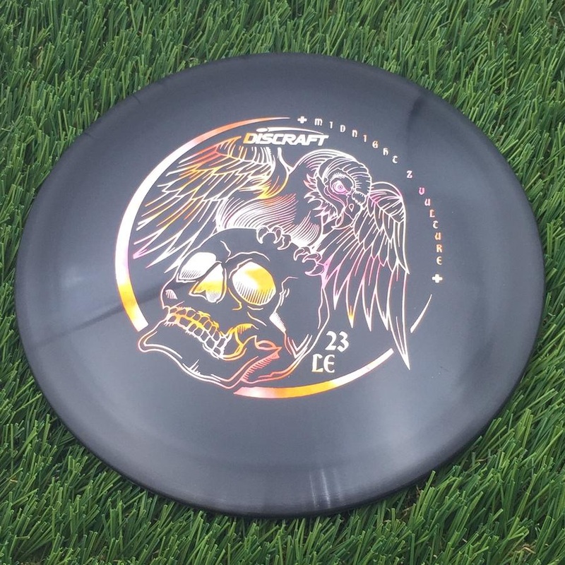 Discraft Elite Z Vulture with 2023 Ledgestone Edition – Wave 3 Stamp – 174g – Solid Black
