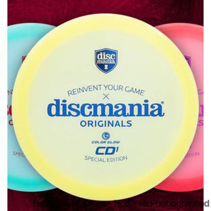 Discmania C-Line Color Glow Reinvented CD1 Distance Driver with Discmania Originals x Reinvent Your Game Special Edition Stamp [Back Stock Inventory – Disc and Stamp Color WILL VARY]