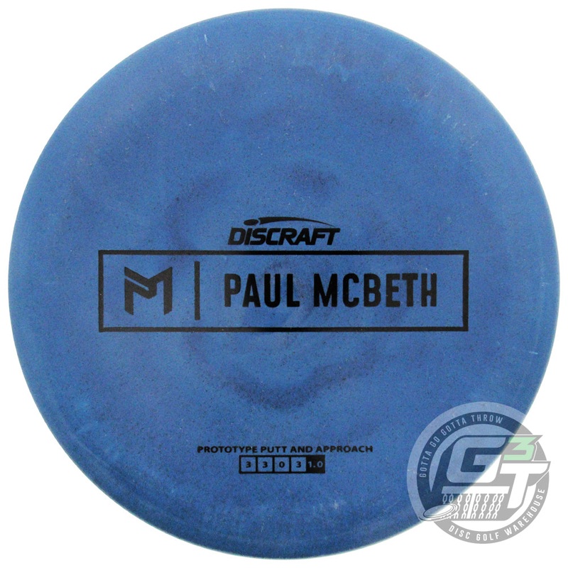 Discraft Limited Edition Prototype Paul McBeth Signature Rubber Blend Kratos Putter Golf Disc