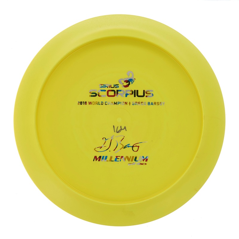 Millennium Scorpius – Gregg Barsby 2018 World Champ Bottom Stamp Sirius 165g | Style 0001