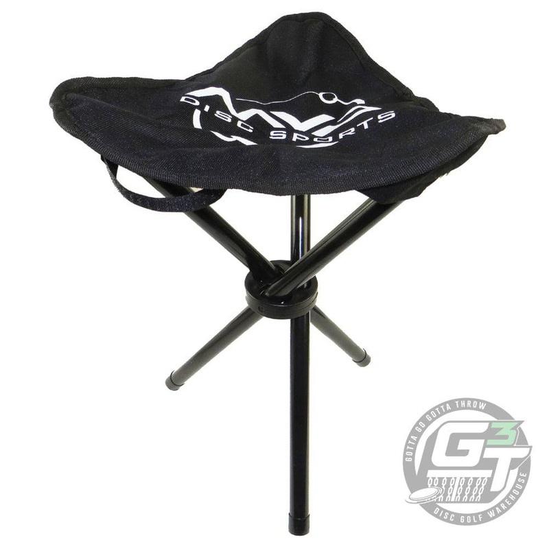 MVP Disc Sports Orbit Logo Compact Tripod Portable Disc Golf Stool