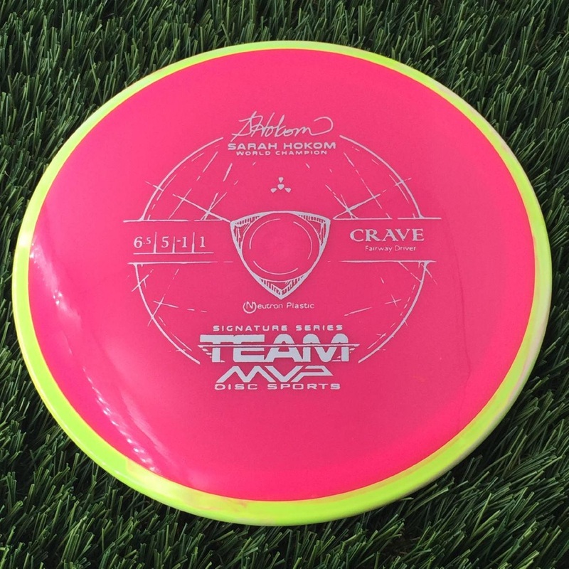 Axiom Neutron Crave with Sarah Hokom World Champion Signature Series Team MVP Stamp – 161g Pink