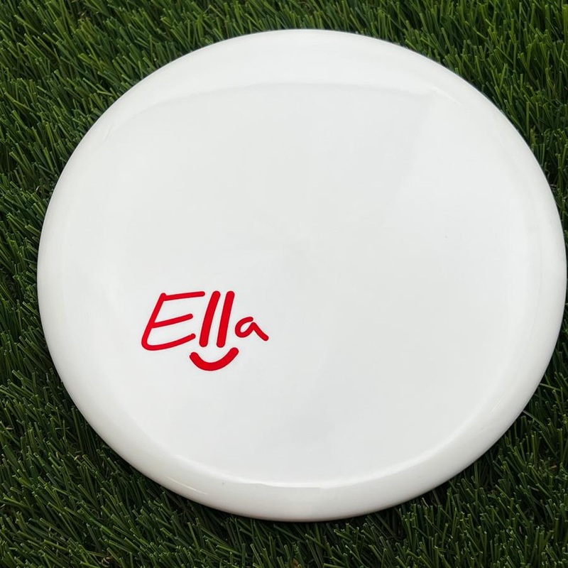 Discmania S-Line P3X with Ella Smiley Face – Ella Hansen Stamp – 175.7g – White