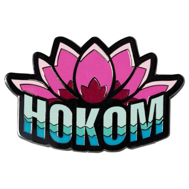 MVP Sarah Hokom Pink Lotus Enamel Pin