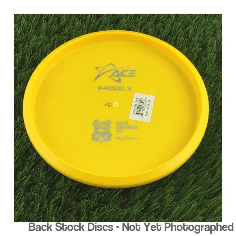 Prodigy Ace Line DuraFlex Color Glow P Model S Putter with Cale Leiviska 2021 Bottom Stamp [Back Stock Inventory – Disc and Stamp Color WILL VARY]