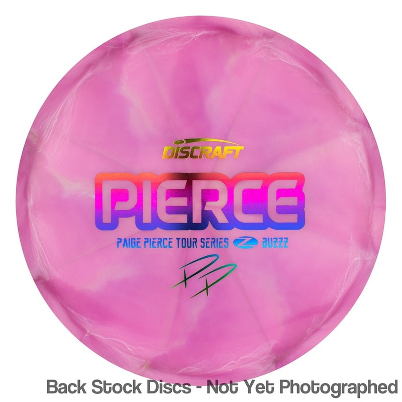 Discraft Elite Z Swirl Buzzz Midrange with Paige Pierce Tour Series 2020 Stamp [Back Stock Inventory – Disc and Stamp Color WILL VARY]