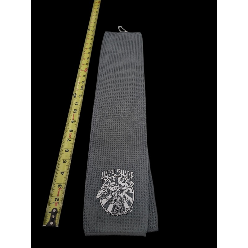Hazy Shade Roots Deep Smoke Tri-Fold Waffle Microfiber Towel
