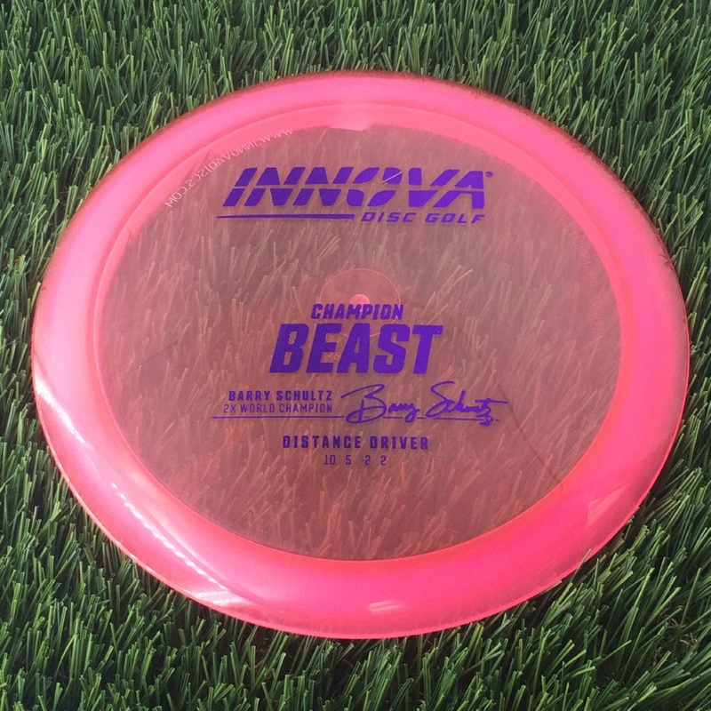 Innova Champion Beast with Burst Logo Barry Schultz 2X World Champion Stamp – 172g Pink