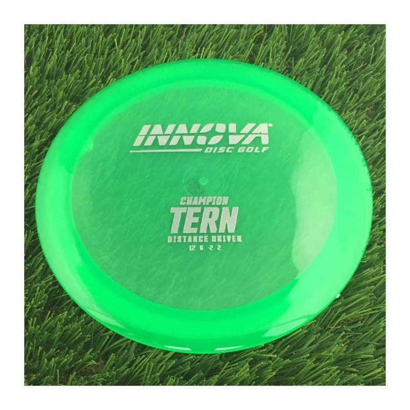 Innova Champion Tern with Burst Logo Stock Stamp – 154g – Translucent Green
