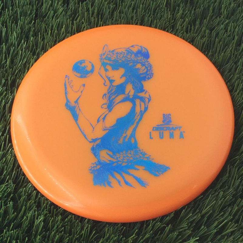 Discraft Big Z Collection Luna with Big Z Stock Stamp with Inside Rim Embossed PM Paul McBeth Stamp – 174g Orange