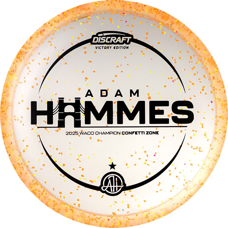 Discraft Limited Edition Victory Edition 2025 WACO Champion Adam Hammes Confetti Elite Z Zone Putter Golf Disc