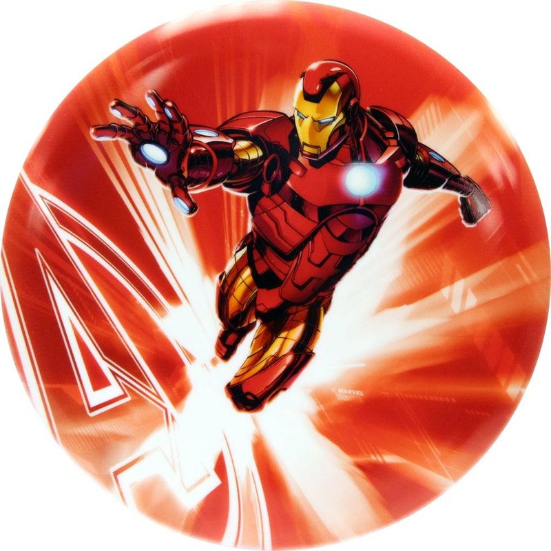 Dynamic Discs Marvel Iron Man DyeMax Red Flare Fuzion Warden Putter Golf Disc