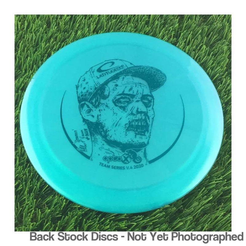 Latitude 64 Opto-X Chameleon Moonshine Recoil Distance Driver with Albert Tamm 2020 Team Series Volume 4 Zombie Edition Stamp [Back Stock Inventory – Disc and Stamp Color WILL VARY]
