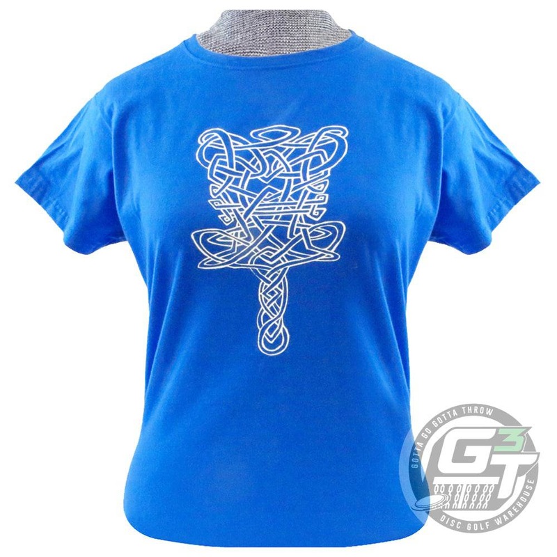 Long Tee Disc Golf Ladies Infinite Basket Short Sleeve Disc Golf T-Shirt
