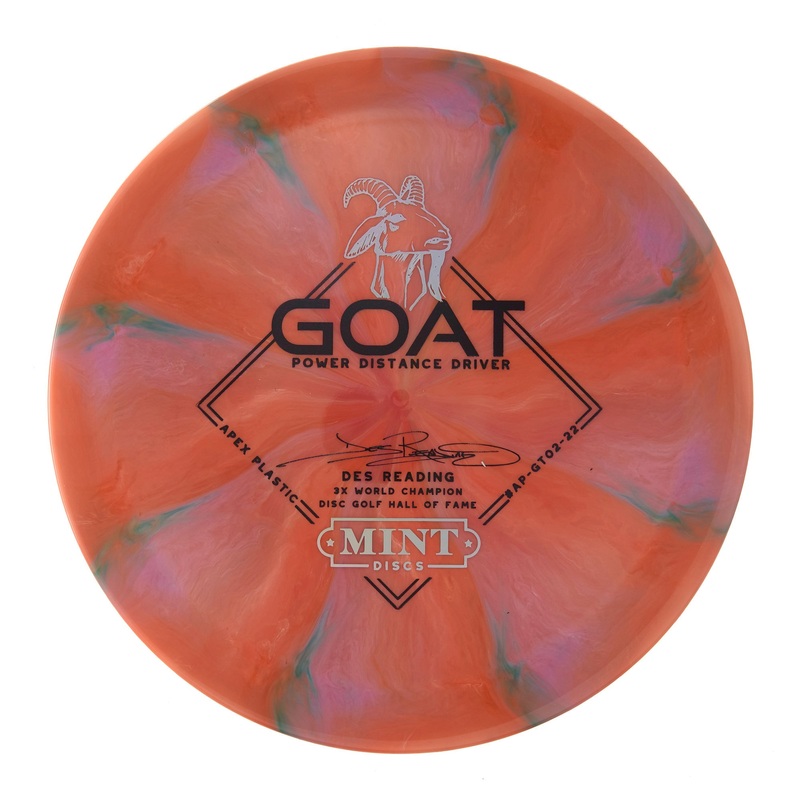 Mint Discs Goat – Des Reading 3X World Champion Swirly Apex 175g | Style 0005