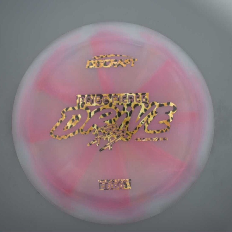 Discraft Elite Z Swirl Drive with Paige Pierce 2025 Tour Series Stamp – 174.2g – Pink