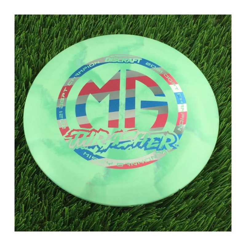 Discraft Thrasher | ESP Swirl with MG Missy Gannon 2021 DGPT Champion Stamp | Distance Driver