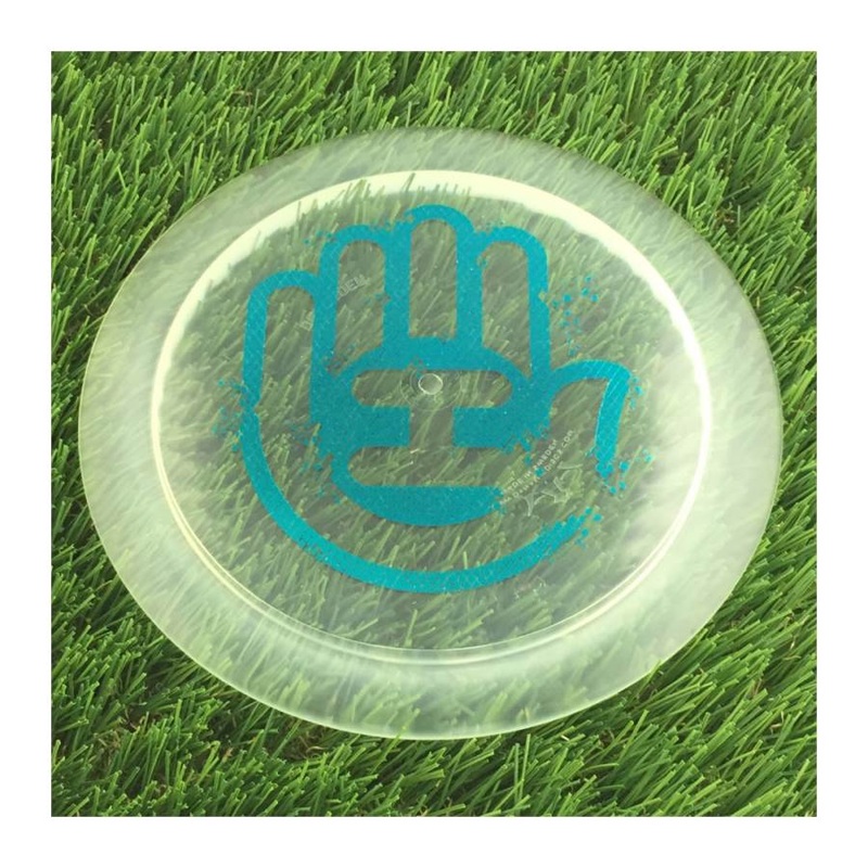 Dynamic Discs Lucid Ice Defender with Handeye Breakaway Stamp – 170g – Translucent Clear