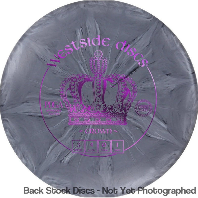 Westside Origio Crown Putter (Stock Stamp) [Back Stock Inventory – Disc and Stamp Color WILL VARY]