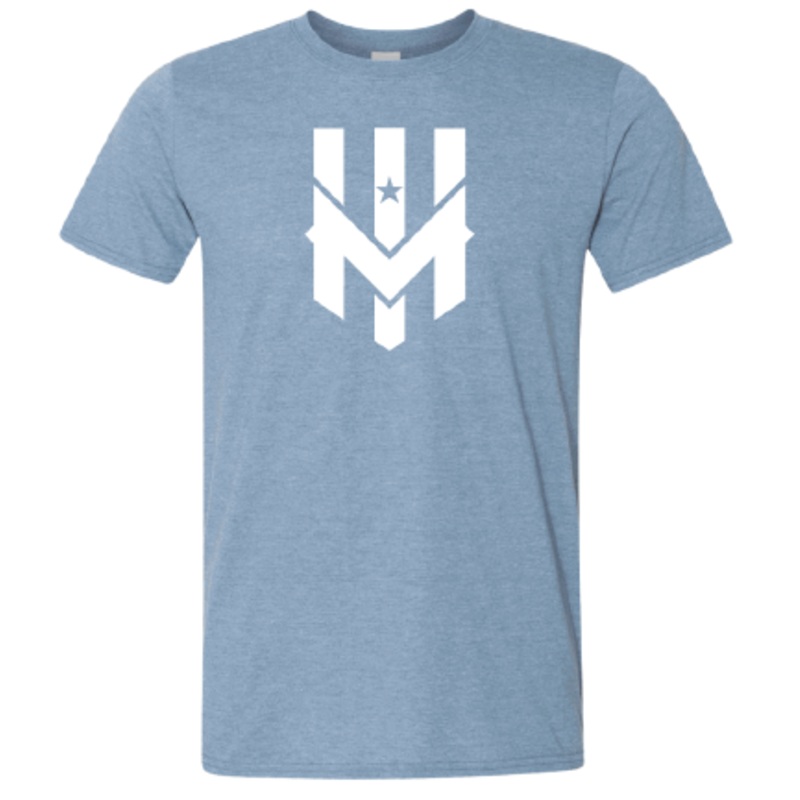 Wind Chill Metallic Blue Logo T-Shirt