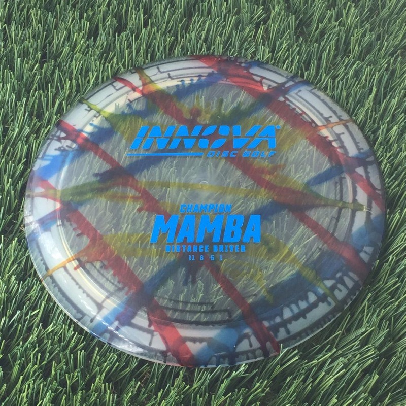Innova Champion I-Dye Mamba with Burst Logo Stock Stamp – 171g – Translucent Dyed