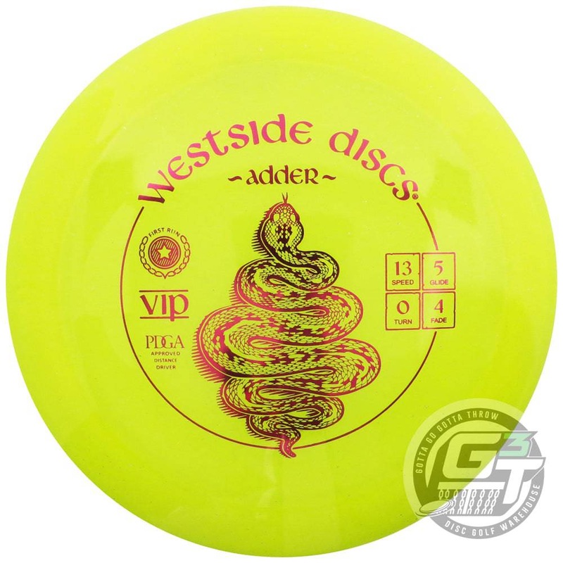 Westside First Run VIP Adder Distance Driver Golf Disc