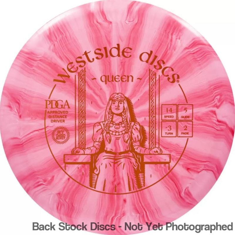 Westside Origio Burst Queen Distance Driver (Stock Stamp) [Back Stock Inventory – Disc and Stamp Color WILL VARY]
