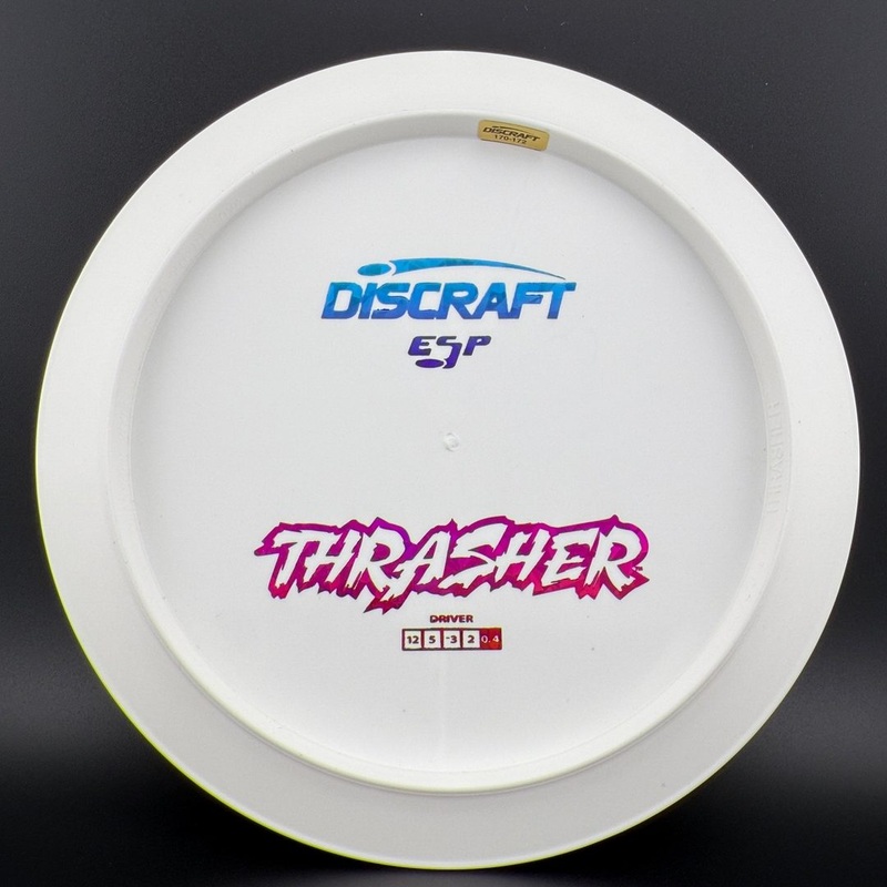 White ESP Thrasher – Bottom Stamp (Dyer’s Delight)