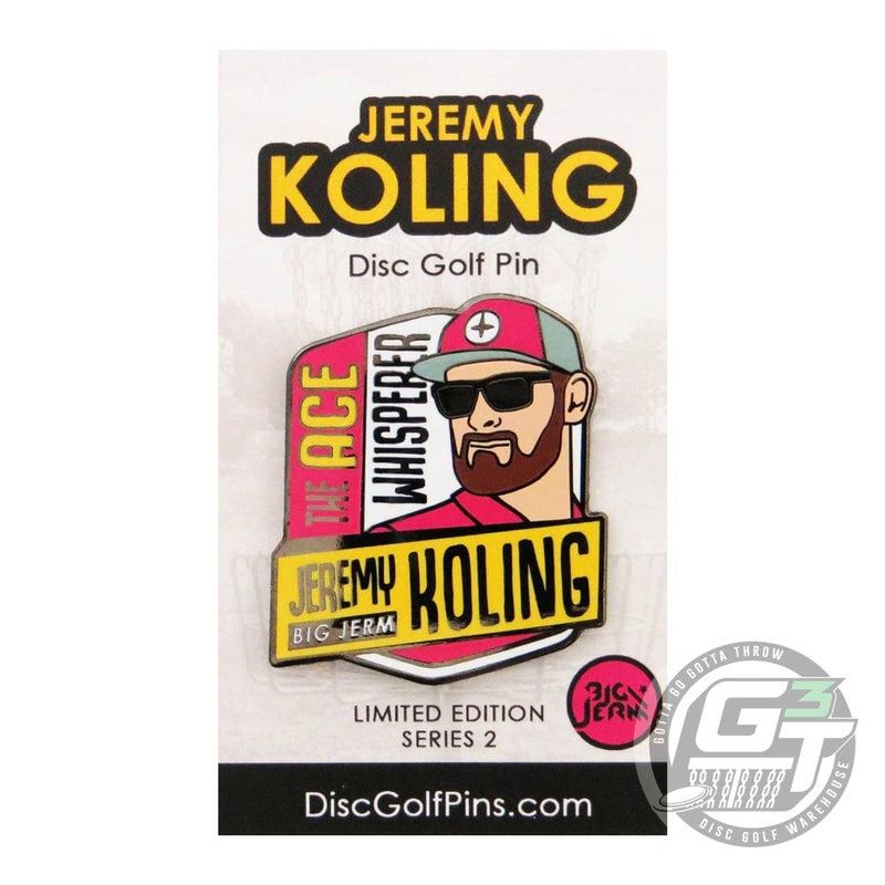 Disc Golf Pins Big Jerm Jeremy Koling Series 2 Enamel Disc Golf Pin